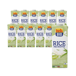 SET 12 x Bevanda di riso senza glutine bio 1 l - Isola bio