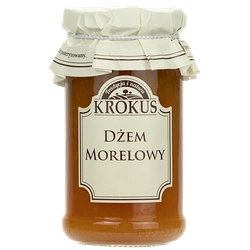 Confettura di albicocche a ridotto contenuto di zuccheri, senza glutine 235 g – Krokus