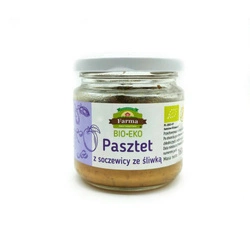 Tortino di lenticchie senza glutine con prugne bio 160 g - FARMA ŚWIĘTOKRZYSKA