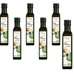 SET 6 x Olio di avocado keto spremuto a freddo bio 250 ml - Batom