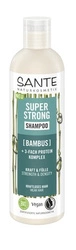 Shampoo rinforzante per capelli deboli e fragili al bambù e complesso proteico ECO 250 ml - SANTE