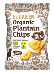 Chips di piantaggine al tartufo senza glutine bio 80 g - EL ORIGEN