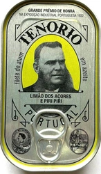 Filetti di tonno premium in olio d'oliva con limone e peperoncino piri piri Bon Appetit 120 g (78 g) – Tenorio