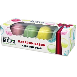 Saponi macarons alla frutta (4 x 50 g) 200 g - La Diva