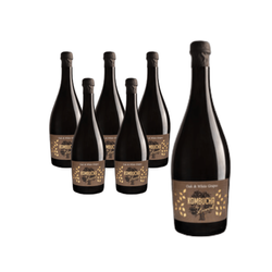 SET 6 x Champagne kombucha su petali di quercia aromatizzato con uva bianca bio 750 ml - Kombucha By Laurent