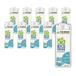 SET 10 x Bevanda di riso e cocco 250ml senza glutine bio - Il Ponte