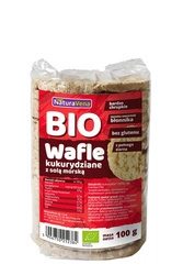 Gallette di mais integrali con sale marino BIO 100 g - Naturavena