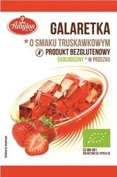 Gelatina senza glutine al gusto di fragola BIO 40 g