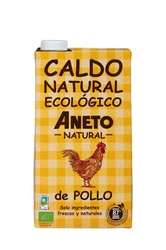 Brodo di pollo liquido Biologico senza glutine 1 l – Aneto Natural