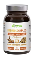Curcuma C3 Complex+ integratore alimentare senza glutine 60 capsule - HempKing (Biowen)