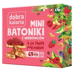 Mini barrette di anacardi alla crostata di lamponi 102 g
