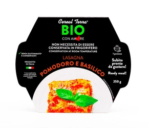 Lasagne Bio ai pomodori e basilico 250 g – Cereal Terra