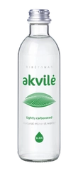 Acqua minerale naturale leggermente gassata 330 ml (bicchiere) - Akvile