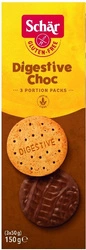 Digestive Choc - biscotti con gocce di cioccolato senza glutine 150 g - Schar