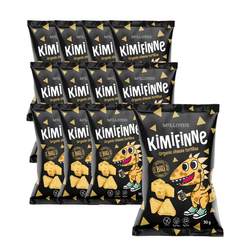 SET 12 x Patatine di mais nachos senza glutine al formaggio bio 30 g