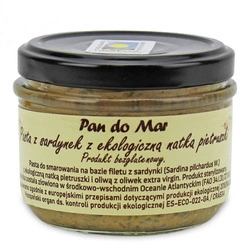 Pasta di sardine al prezzemolo BIO senza glutine 125 g (barattolo) - Pan Do Mar