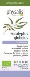 Olio essenziale di eucalipto (eucalyptus globulus) bio 10 ml - Physalis