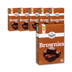 SET 6 x Preparato per brownie senza glutine bio 400 g - Bauck Hof