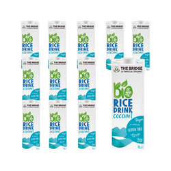 SET 12 x  Bevanda di riso e cocco senza glutine 1 l bio - Il Ponte