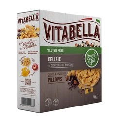Cuscini di farina d'avena con ripieno al cioccolato senza glutine bio 300 g
