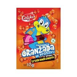 Arancia in polvere effervescente al gusto di fragola 17 g