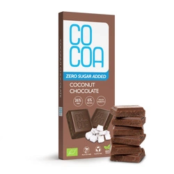 Cioccolato al cocco senza zuccheri aggiunti bio 40 g - Cacao