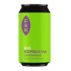 Tè nero Kombucha con citronella senza glutine bio 330ml - Forever Young Kombucha