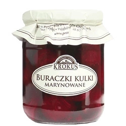 Polpette di barbabietola sottaceto 470 g (300 g) - Krokus
