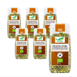 KIT 6 x EU semi di zucca verde scuro BIO 150 g