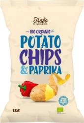 Patatine aromatizzate al pepe BIO 125 g - Trafo