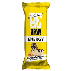 Baton banan i orzechy w czekoladzie Be RAW Energy "Banana&Nuts" 40 g - Purella