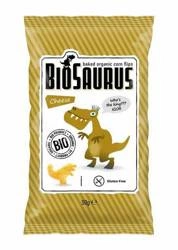 Puff di mais biologici al formaggio senza glutine 50 g – Biosaurus