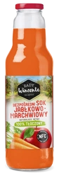 Succo naturalmente torbido di mela e carota 750 ml – Sady Wincenta