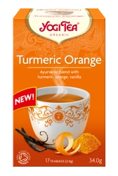 Tisana Curcuma Arancia Biologica (17 x 2 g) 34 g – Yogi Tea