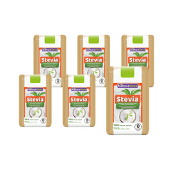 SET 6 x Stevia (a base di eritritolo e glicosidi steviolici da stevia) 500 g - Naturavena