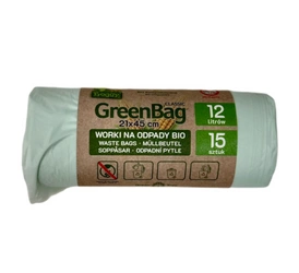 Sacchetti per rifiuti bio e misti (compostabili e biodegradabili) 12 l 15 pz - FROGGY (GREENBAG)