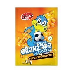 Preparato in polvere effervescente al gusto di arancia 17 g – Celiko