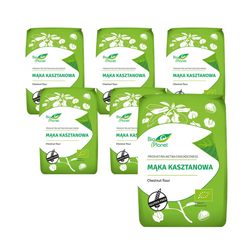 SET 6 x Farina di castagne senza glutine bio 400 g