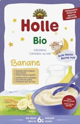 Porridge integrale di latte alla banana senza zuccheri aggiunti da 6 mesi bio 250 g - Holle