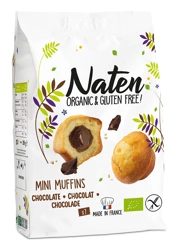 Mini muffin con ripieno al cioccolato senza glutine