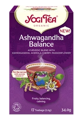 Tè ayurvedico con ashwagandha (ashwagandha balance) bio (17 x 2 g) 34 g - yogi tea