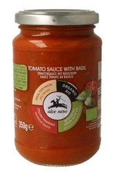 Salsa di pomodoro al basilico biologica 350 g – Alce Nero