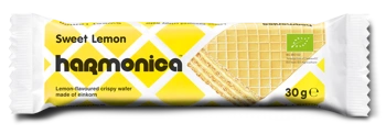 Wafer Biologico con crema latte e limone 30 g – Harmonica