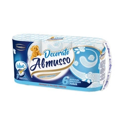 Carta igienica decorata a 3 veli 6 pz.