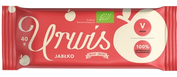 "Barretta di frutta e noci con mela "URWIS" senza glutine bio 40 g - cambio del cambio"