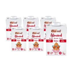 SET 6 x Bevanda alla mandorla senza glutine e senza zucchero bio 500 ml