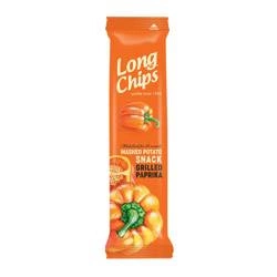 Patatine al gusto di peperone grigliato 75 g – Long Chips